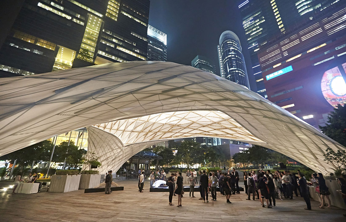 D 2016 Bamboo pavilion by CUHK School of Architecture receives international accolades